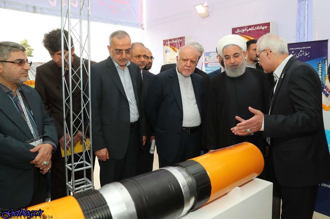 بازدید روحانی از نمایشگاه بین‌المللی نفت، گاز، پالایش و پتروشیمی